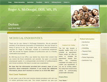 Tablet Screenshot of mcdougalendo.org